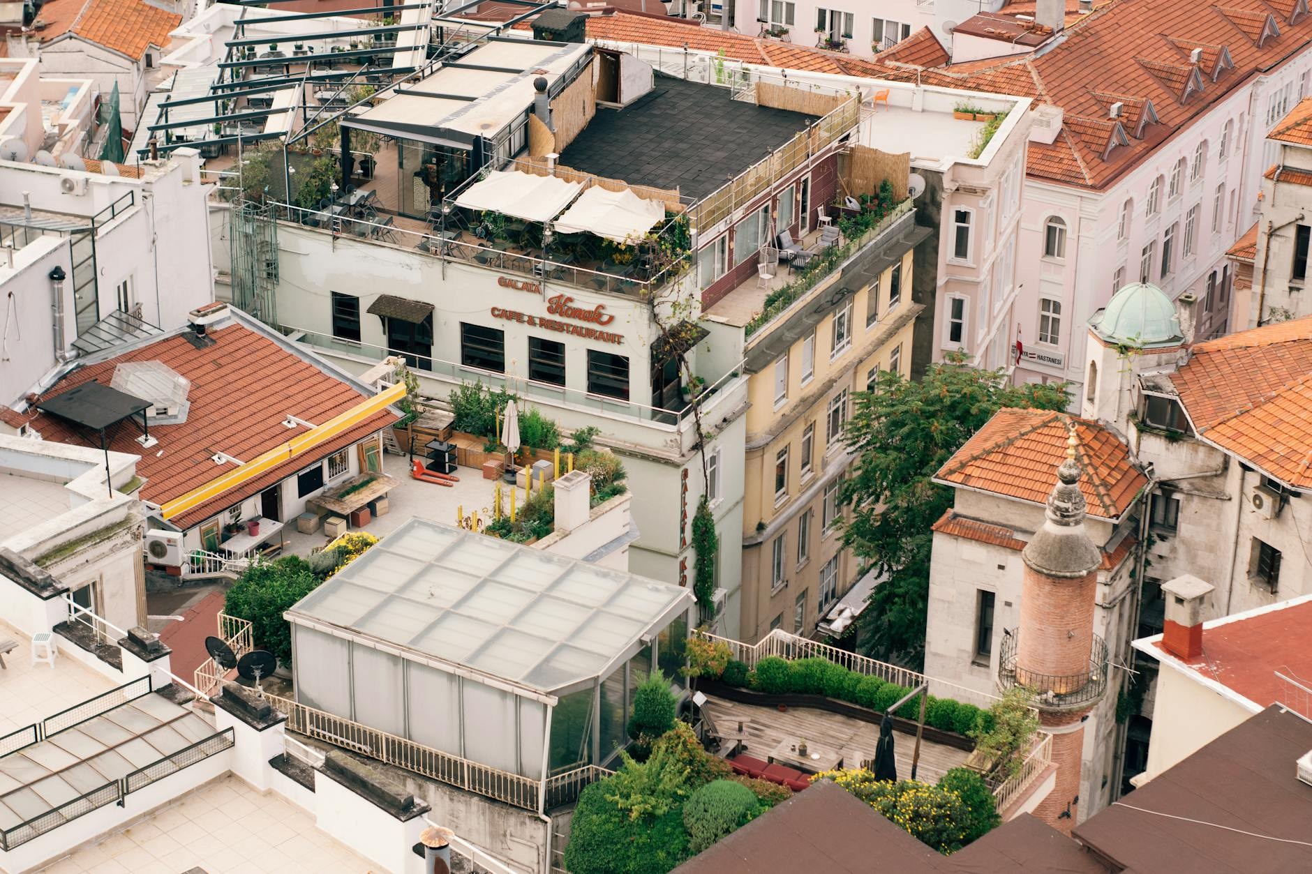 Terrazza con angolazione pratica per ispezione